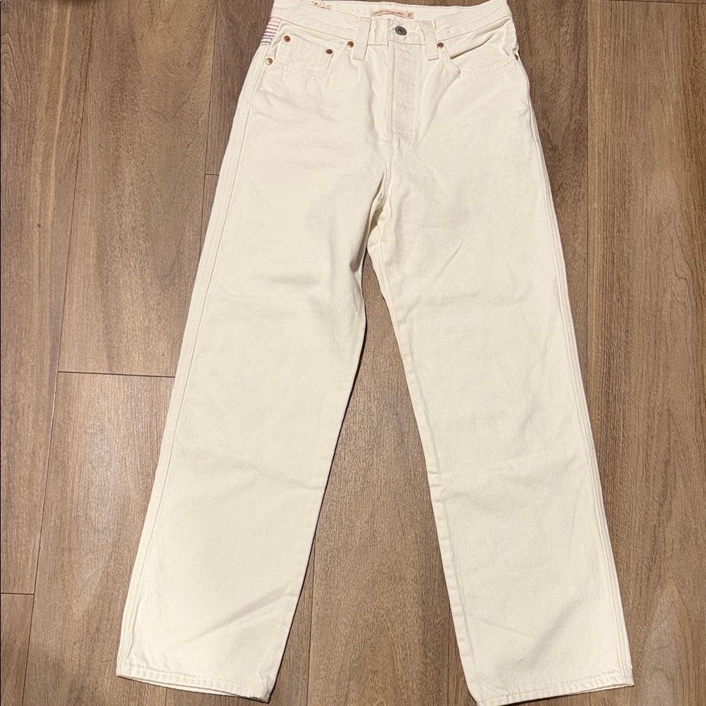 Levi's - Ribcage Ankle Straight Jeans - Cloud Over